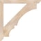 Ekena Millwork Balboa Slat Smooth Bracket, Douglas Fir, 3 1/2"W x 44"D x 44"H BKT04X44X44BOA06SDF - alternate 2